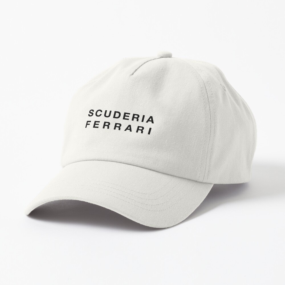 Minimalist SCUDERIA FERRARI dad hat